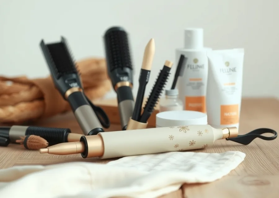 Routine cheveux bouclés